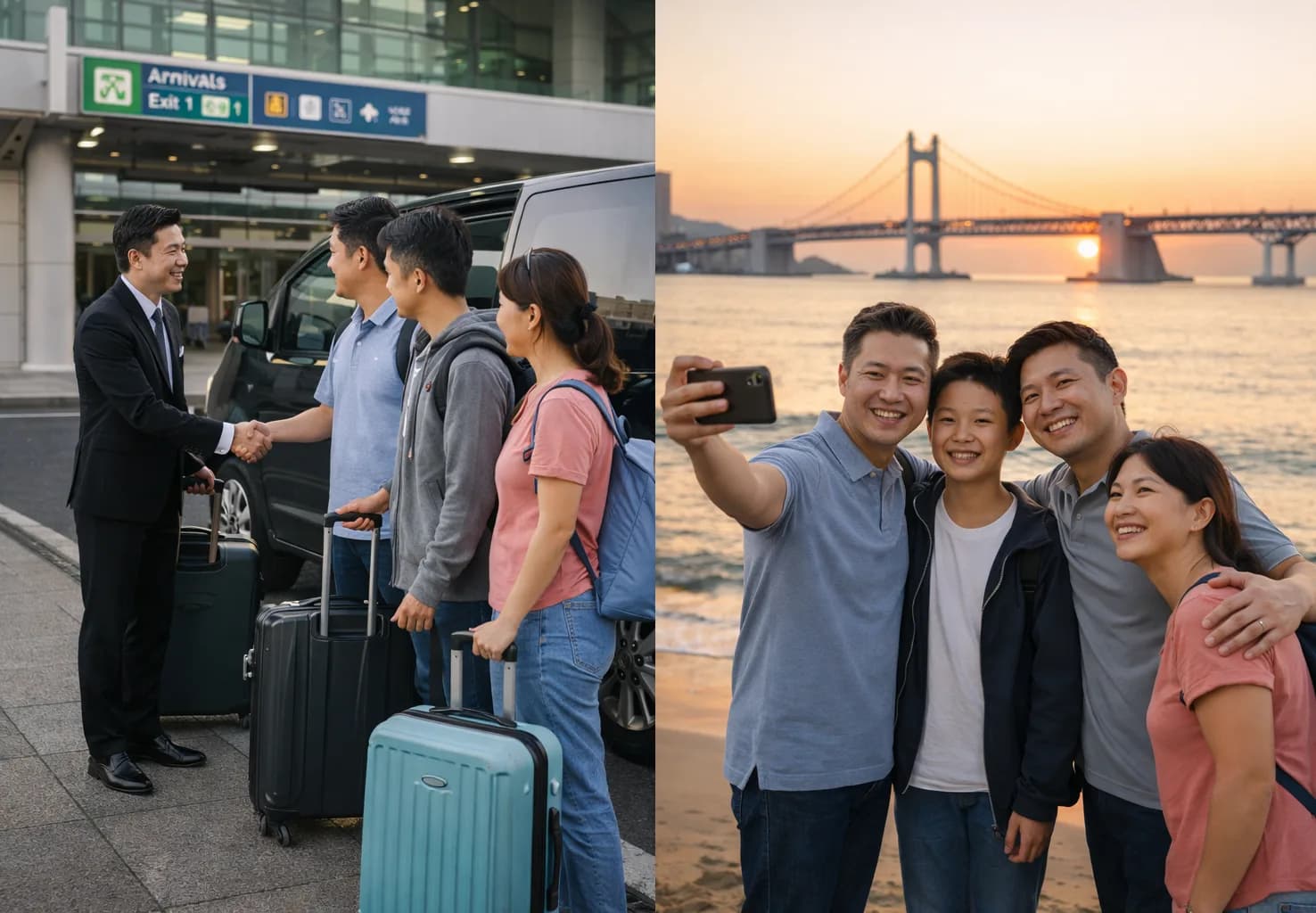 김해공항 → 광안리 픽업