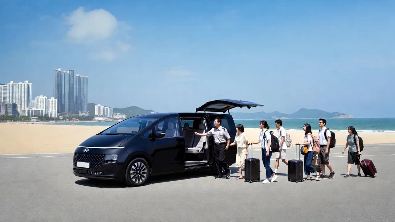 김해공항 → 해운대 픽업